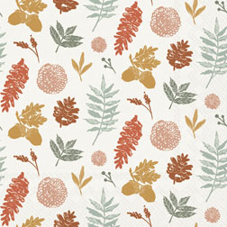 Falling Acorns Cocktail Napkins