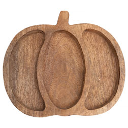 Wooden Pumpkin Tray