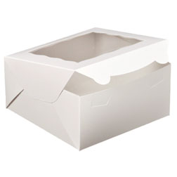 8x8x4 Cake Boxes with Window