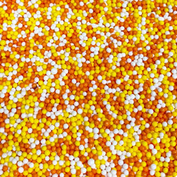 Candy Corn Nonpareil Sprinkle Mix