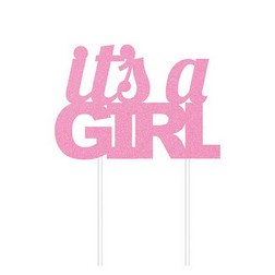 It's a Girl Cake Topper