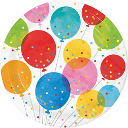 Birthday Balloon Plates