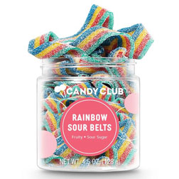 Candy Club Rainbow Sour Belts