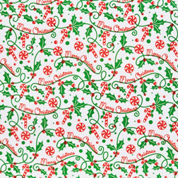 Peppermint Christmas Chocolate Transfer Sheet