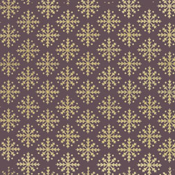 Gold Snowflake Chocolate Transfer Sheet