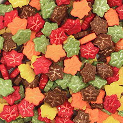 Maple Leaves Candy Sprinkles