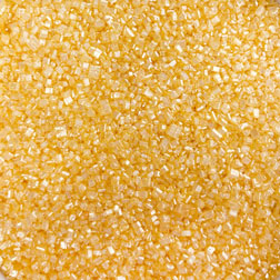 Yellow Pearlized Sugar Crystals