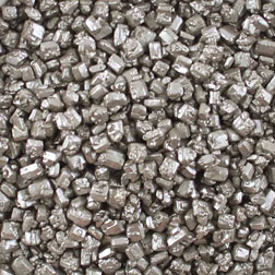 Metallic Silver Rock Sugar