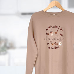Chocolate and Coffee Sweatshirt