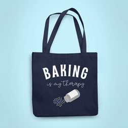 Baking is My Therapy Tote Bag