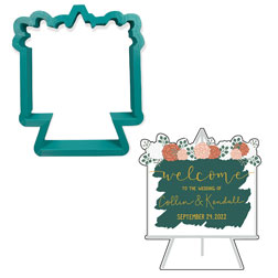 Wedding Sign Cookie Cutter