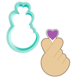 Finger Heart Cookie Cutter