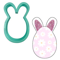 Bunny Ear Easter Egg Cookie Cutter