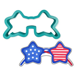 Star Sunglasses Cookie Cutter