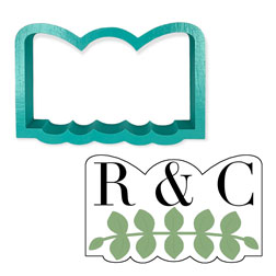 Monogram w/ Greenery Cookie Cutter