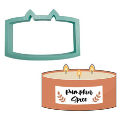 3-Wick Candle Cookie Cutter