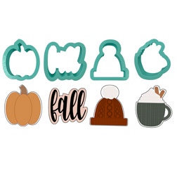 Mini Fall Cookie Cutter Set