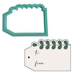 Gift Tag w/ Greenery Cookie Cutter