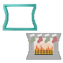 Fireplace Cookie Cutter
