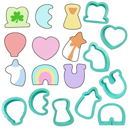 Mini Marshmallow Charms Cookie Cutter Set