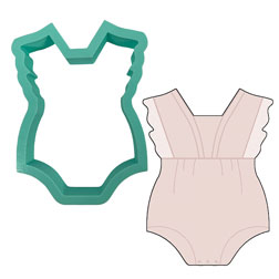 Ruffle Romper Cookie Cutter