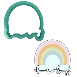 Rainbow Baby Cookie Cutter