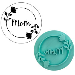 Floral Mom Fondant Stamp