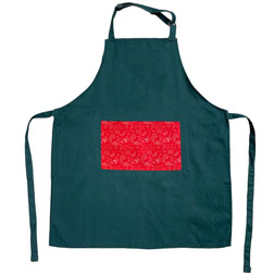 Green Christmas Apron - Blank