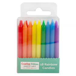 Rainbow Birthday Candles