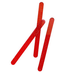 Red Glitter Popsicle Sticks
