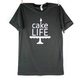 Black Cake Life T-Shirt - Extra Large
