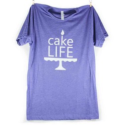Purple Cake Life T-Shirt - Medium