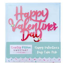 Happy Valentine's Day Cake Topper