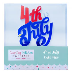 4th of July Cake Topper