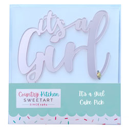 It’s a Girl Cake Topper