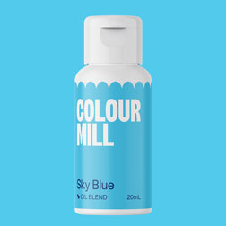 Sky Blue Colour Mill Oil Based Food Color
