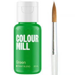 Green Edible Paint Blend