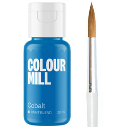 Cobalt Blue Edible Paint Blend