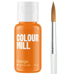 Orange Edible Paint Blend