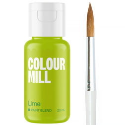 Lime Green Edible Paint Blend