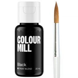 Black Edible Paint Blend