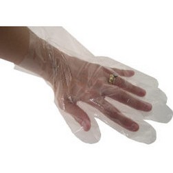 Bulk Plastic Gloves-Large