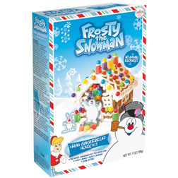 Frosty the Snowman Mini Gingerbread House