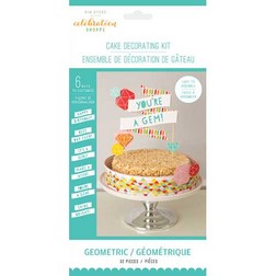 Geometric Cake Decorating Kit