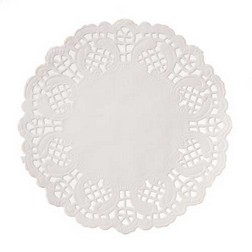 4 1/2" White Paper Doilies