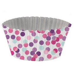 Pink Confetti Foil-Lined Standard Cupcake Liners