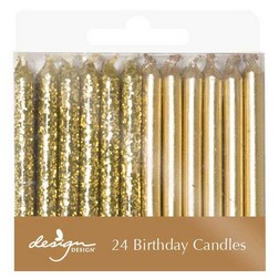 Metallic Gold Candles