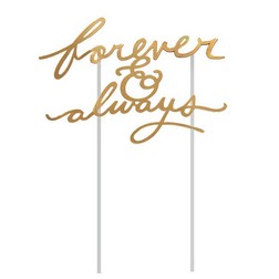 Forever & Always Cake Topper Pick