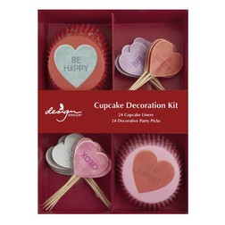 Candy Hearts Cupcake Kit