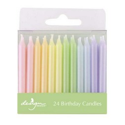 Rainbow Pearl Candles